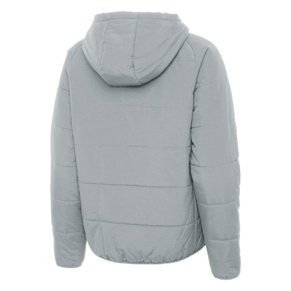 Boston Bruins Antigua Women's Raglan Universe Full-Zip Hooded Jacket - Gray | NHL Lifestyle