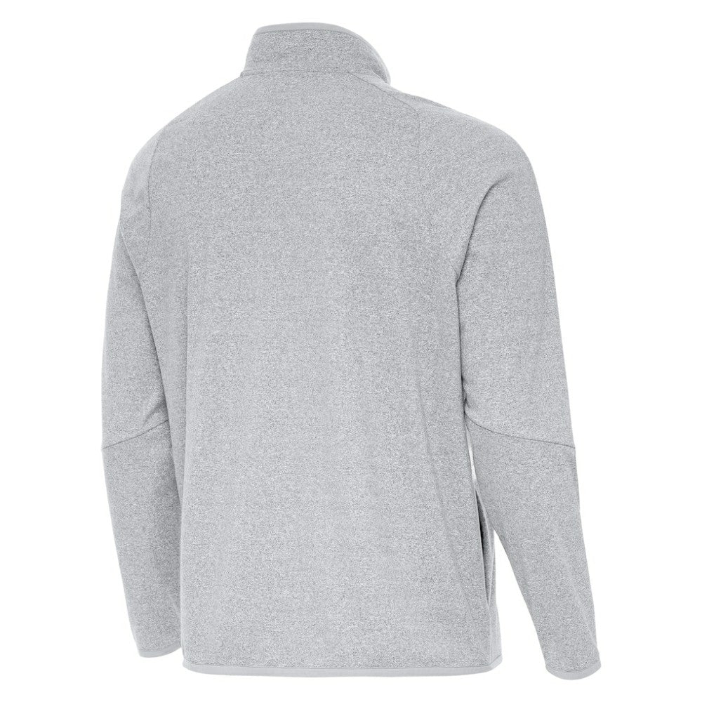 Boston Bruins Antigua Certain Tri-Blend Quarter-Zip Top - Heather Gray | NHL Clearance