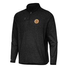 Boston Bruins Antigua Certain Tri-Blend Quarter-Zip Top - Heather Black | NHL sale
