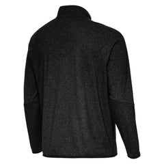 Boston Bruins Antigua Certain Tri-Blend Quarter-Zip Top - Heather Black | NHL sale