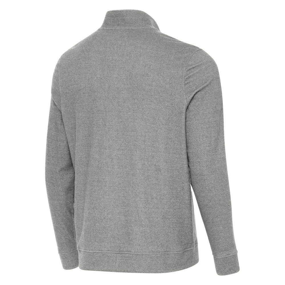 Boston Bruins Antigua Subtle Quarter-Zip Sweatshirt - Heather Black | NHL near me
