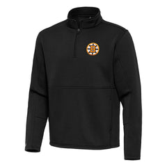 Boston Bruins Antigua Twist Quarter-Zip Pullover Jacket - Black | NHL sale