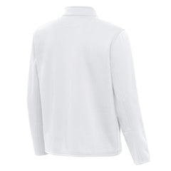 St. Louis Blues Antigua Twist Quarter-Zip Pullover Jacket - White | NHL Clearance