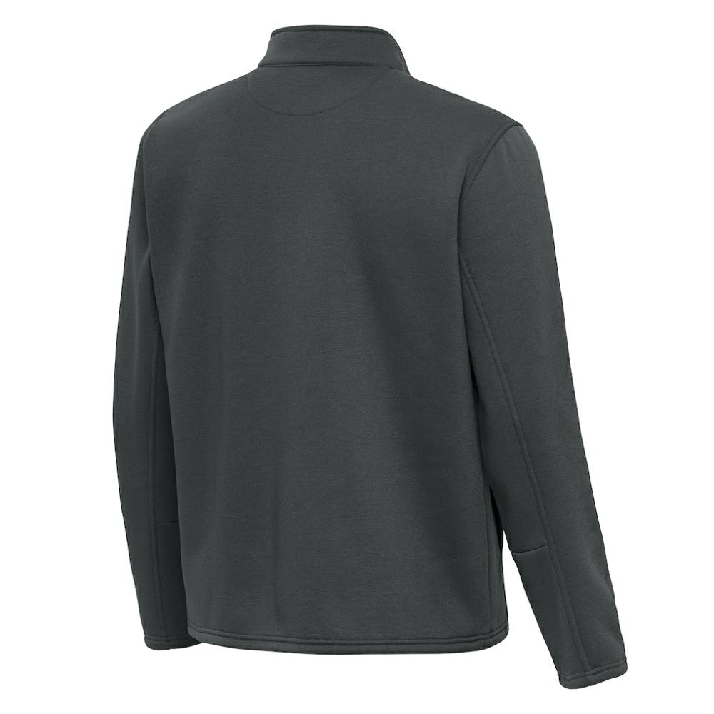 Boston Bruins Antigua Twist Quarter-Zip Pullover Jacket - Pewter | NHL sale