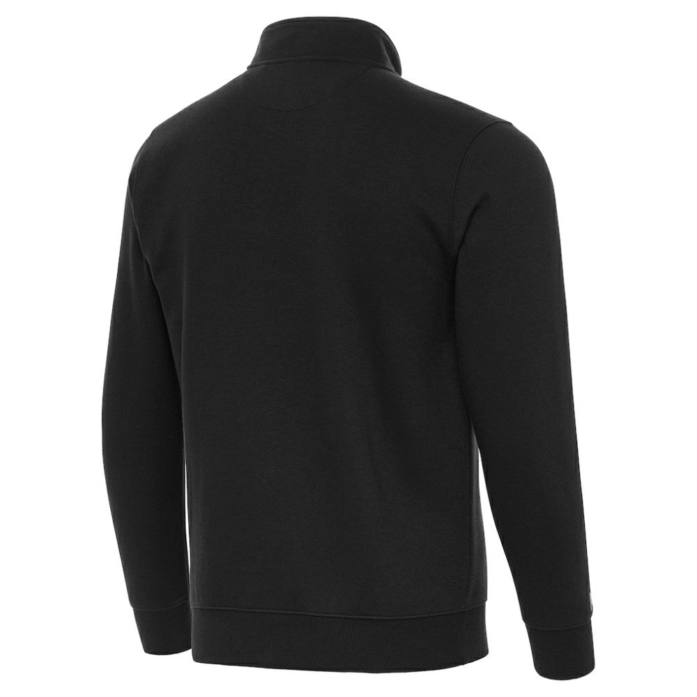 Boston Bruins Antigua Victory Quarter-Zip Pullover Top - Black | NHL Clearance