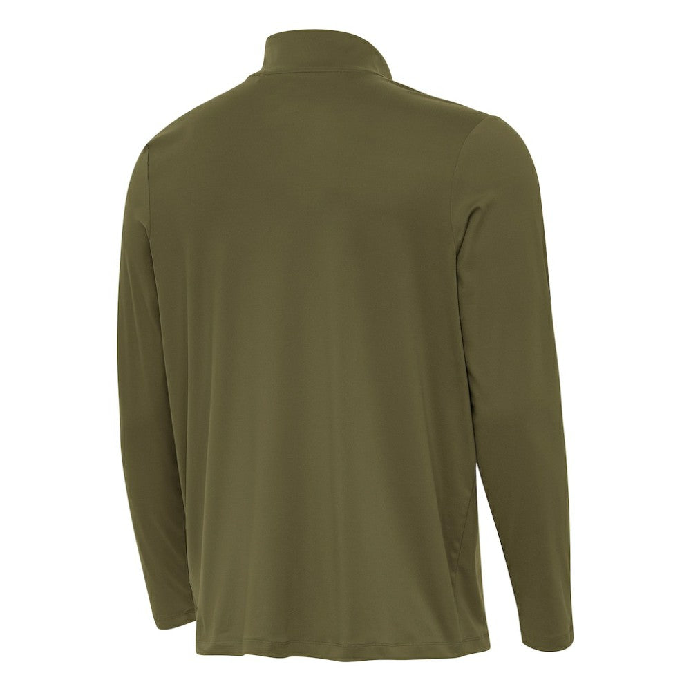 Boston Bruins Antigua Reprocess Quarter-Zip Pullover - Olive | NHL discount