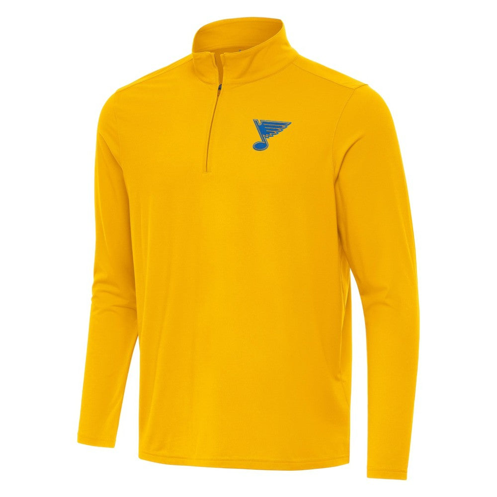 St. Louis Blues Antigua Intent Quarter-Zip Top - Gold | NHL online