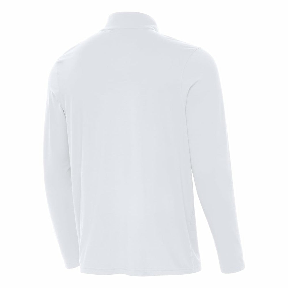 St. Louis Blues Antigua Intent Quarter-Zip Top - White | NHL Clearance