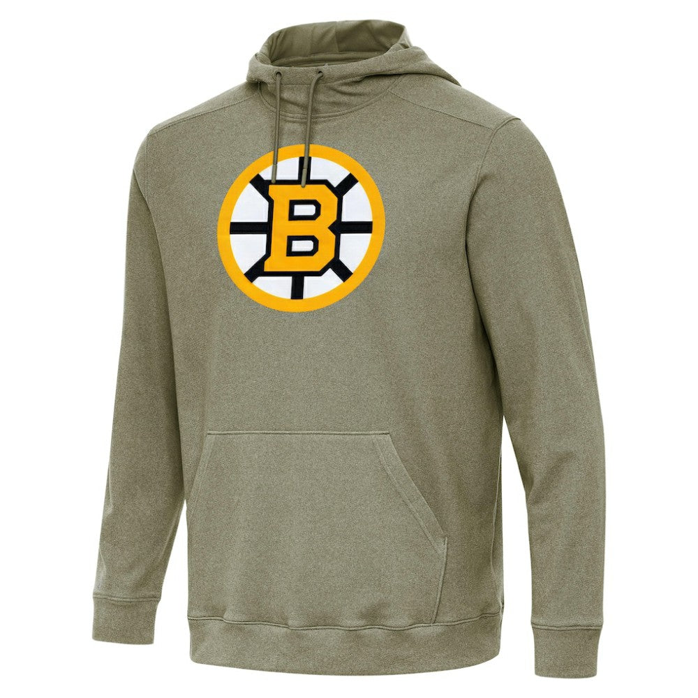 Boston Bruins Antigua Cloud Pullover Hoodie - Olive | NHL on sale