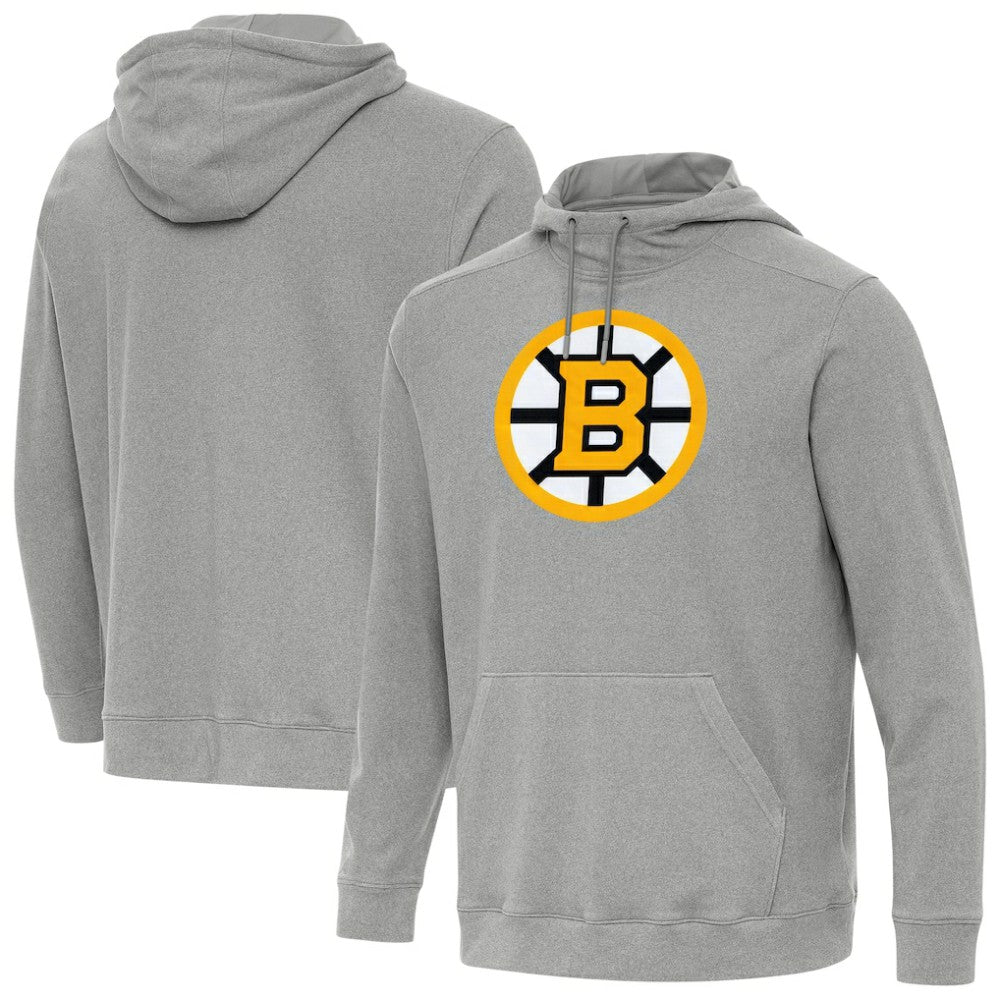 Boston Bruins Antigua Cloud Pullover Hoodie - Heather Gray | NHL near me