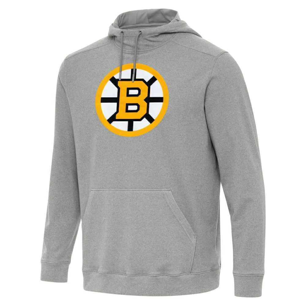 Boston Bruins Antigua Cloud Pullover Hoodie - Heather Gray | NHL near me
