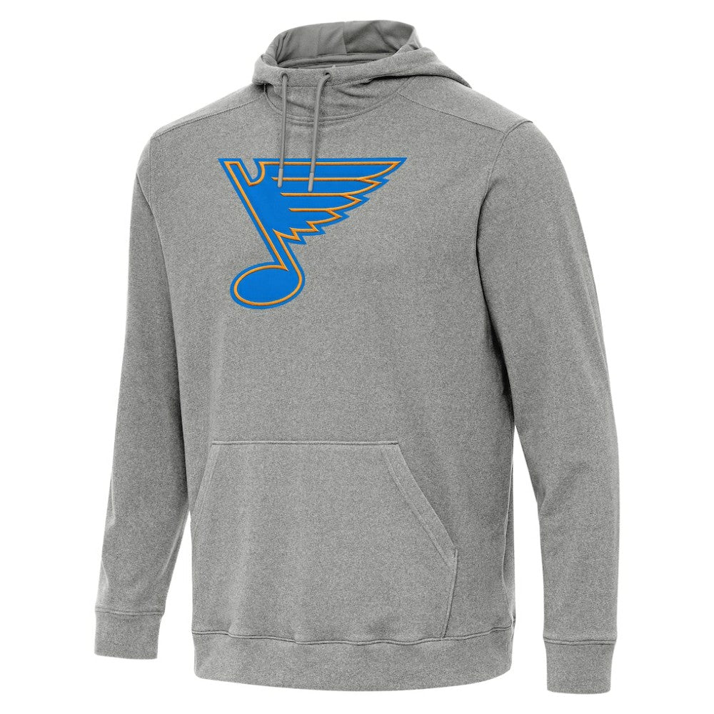 St. Louis Blues Antigua Cloud Pullover Hoodie - Heather Black | NHL sale