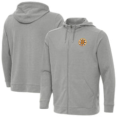 Boston Bruins Antigua Effortless Full-Zip Hoodie - Heather Gray | NHL near me