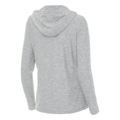 Boston Bruins Antigua Women's Daybreak Quarter-Zip Hoodie - Heather Gray | NHL Clearance