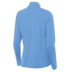 St. Louis Blues Antigua Women's Intent Quarter-Zip Pullover - Blue | NHL Lifestyle