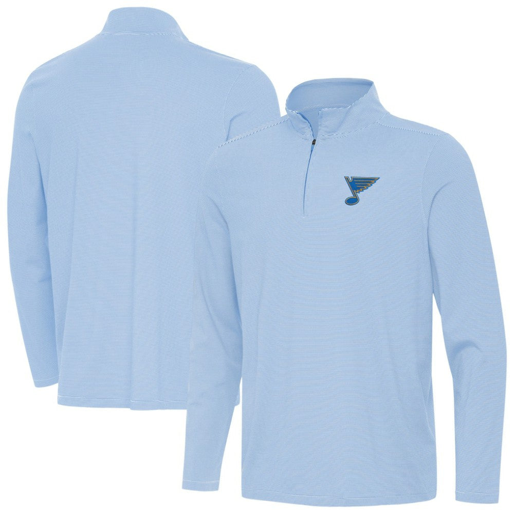St. Louis Blues Antigua Twine Quarter-Zip Pullover - Blue | NHL sale