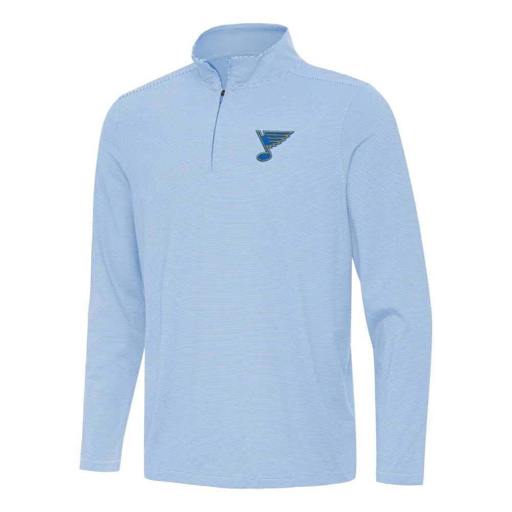 St. Louis Blues Antigua Twine Quarter-Zip Pullover - Blue | NHL sale