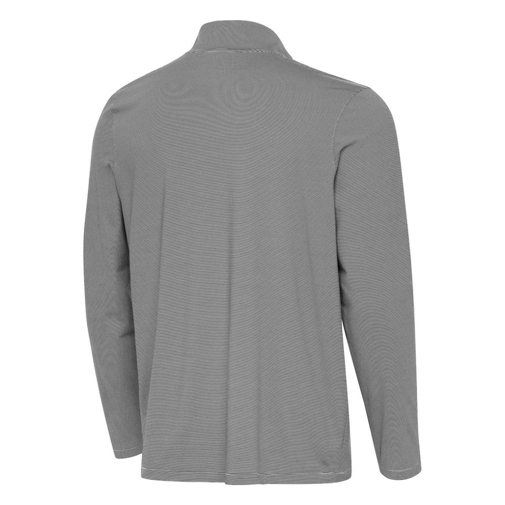 St. Louis Blues Antigua Twine Quarter-Zip Pullover - Black | NHL Lifestyle