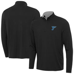 St. Louis Blues Antigua Content Quarter-Zip Jacket - Heather Gray | NHL online