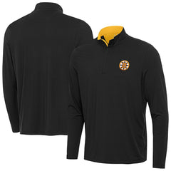 Boston Bruins Antigua Content Quarter-Zip Jacket - Black | NHL discount