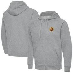 Boston Bruins Antigua Victory Full-Zip Hoodie - Heather Gray | NHL online