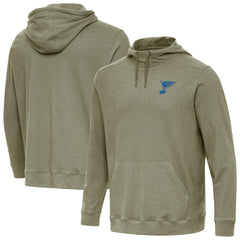 St. Louis Blues Antigua Cloud Pullover Hoodie - Olive | NHL discount