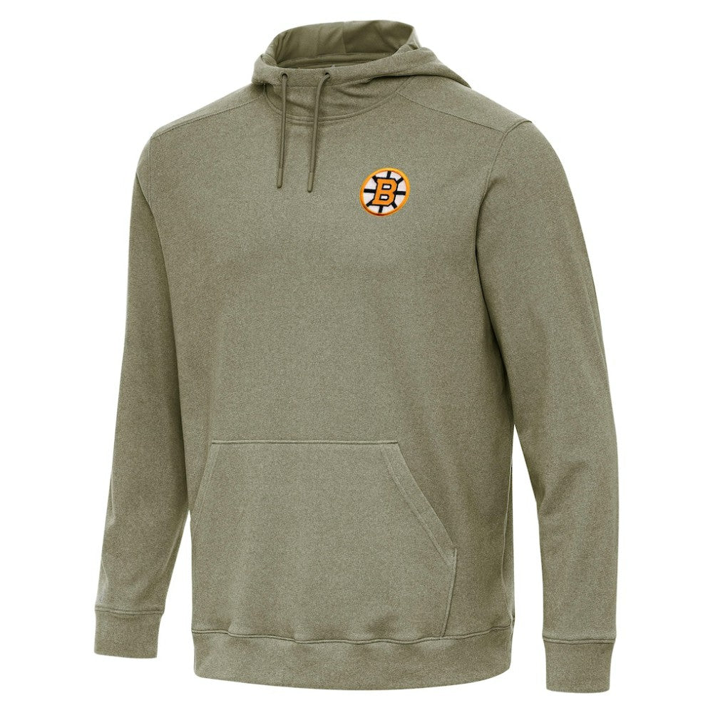 Boston Bruins Antigua Cloud Pullover Hoodie - Olive | NHL on sale