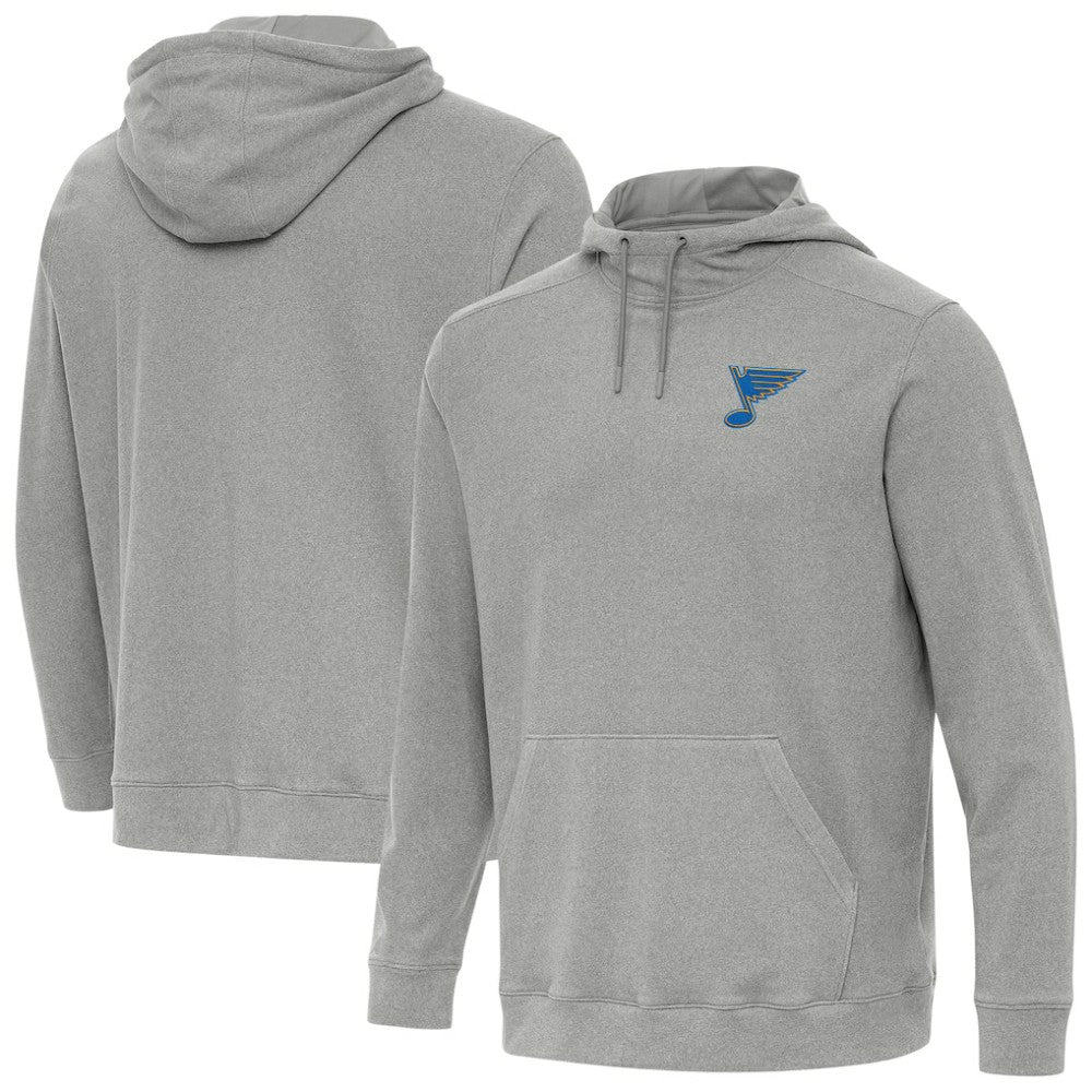 St. Louis Blues Antigua Cloud Pullover Hoodie - Heather Gray | NHL sale