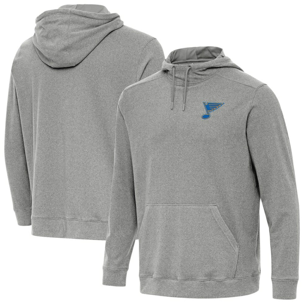 St. Louis Blues Antigua Cloud Pullover Hoodie - Heather Black | NHL sale