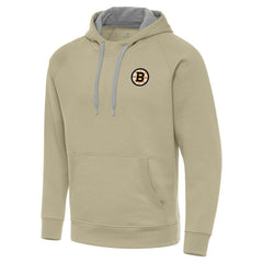 Boston Bruins Antigua Victory Pullover Hoodie - Khaki | NHL sale