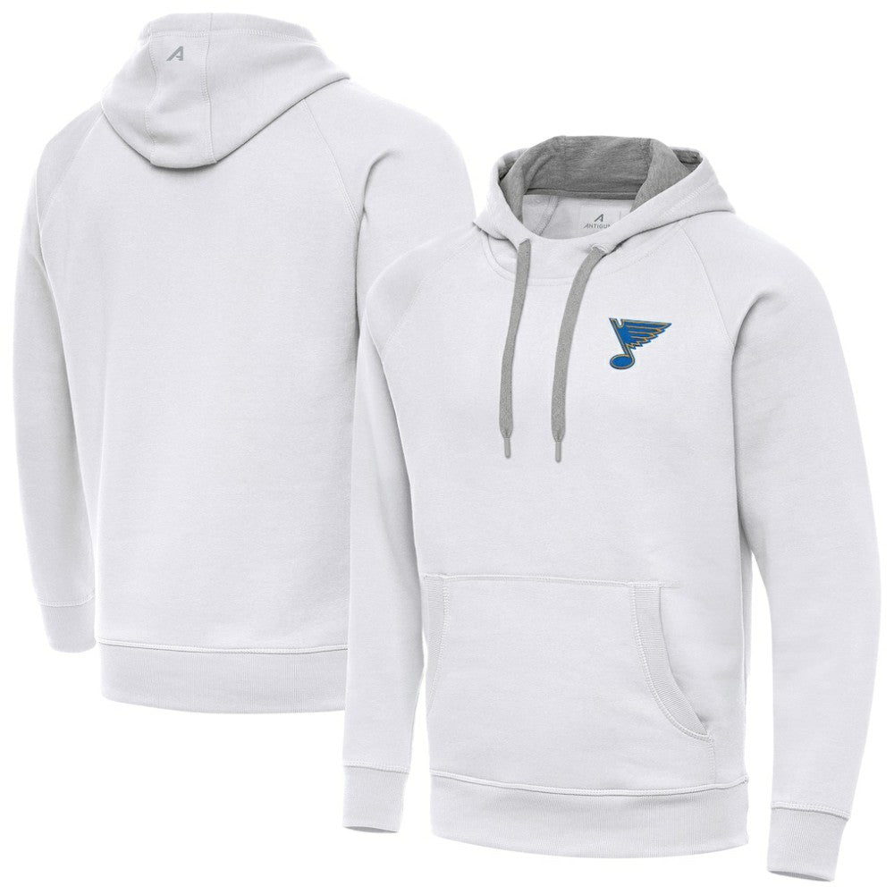 St. Louis Blues Antigua Victory Pullover Hoodie - White | NHL near me