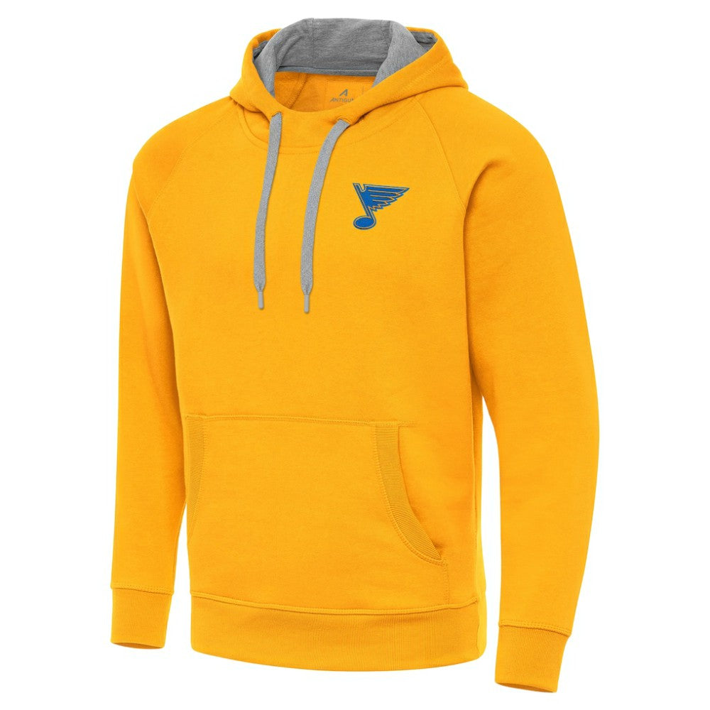 St. Louis Blues Antigua Victory Pullover Hoodie - Gold | NHL sale