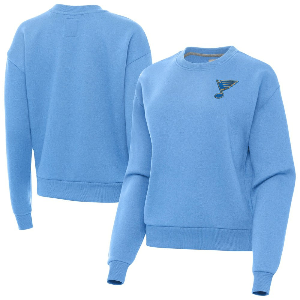 St. Louis Blues Antigua Women's Victory Pullover Sweatshirt - Blue | NHL on sale