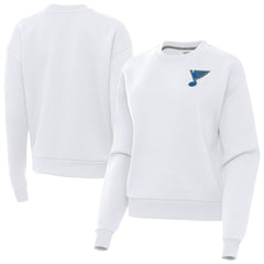 St. Louis Blues Antigua Women's Victory Pullover Sweatshirt - White | NHL discount