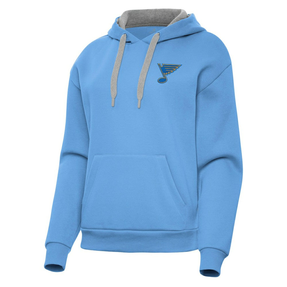 St. Louis Blues Antigua Women's Victory Pullover Hoodie - Blue | NHL near me