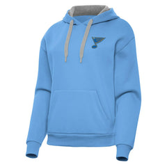 St. Louis Blues Antigua Women's Victory Pullover Hoodie - Blue | NHL near me