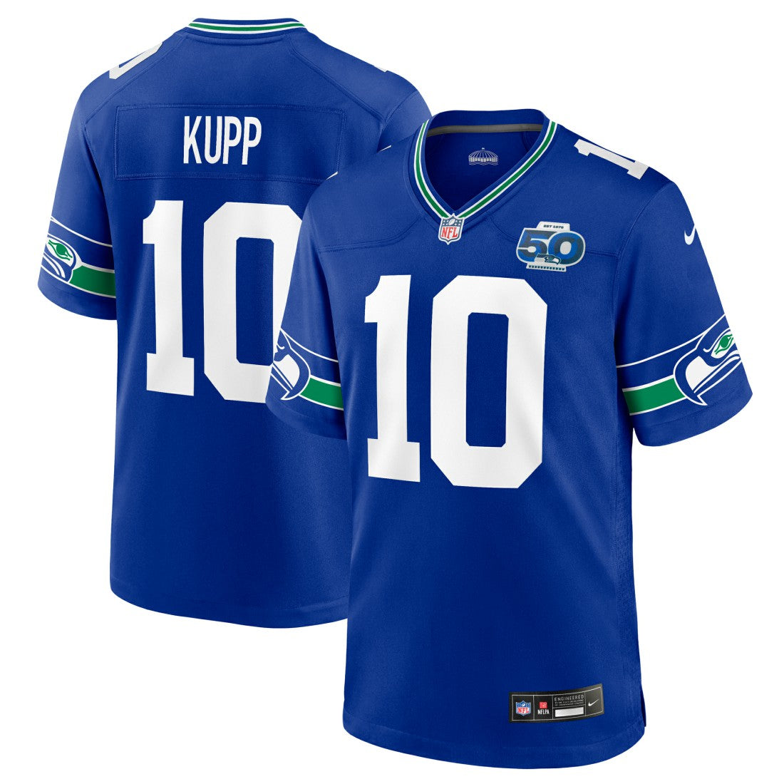 Cooper Kupp Seattle Seahawks Alternate 50th Season Game Jersey - Royal - Nike