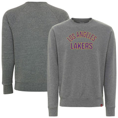 Los Angeles Lakers Sportiqe Unisex Genuine Issue Collection Biltmore Sweatshirt Gray