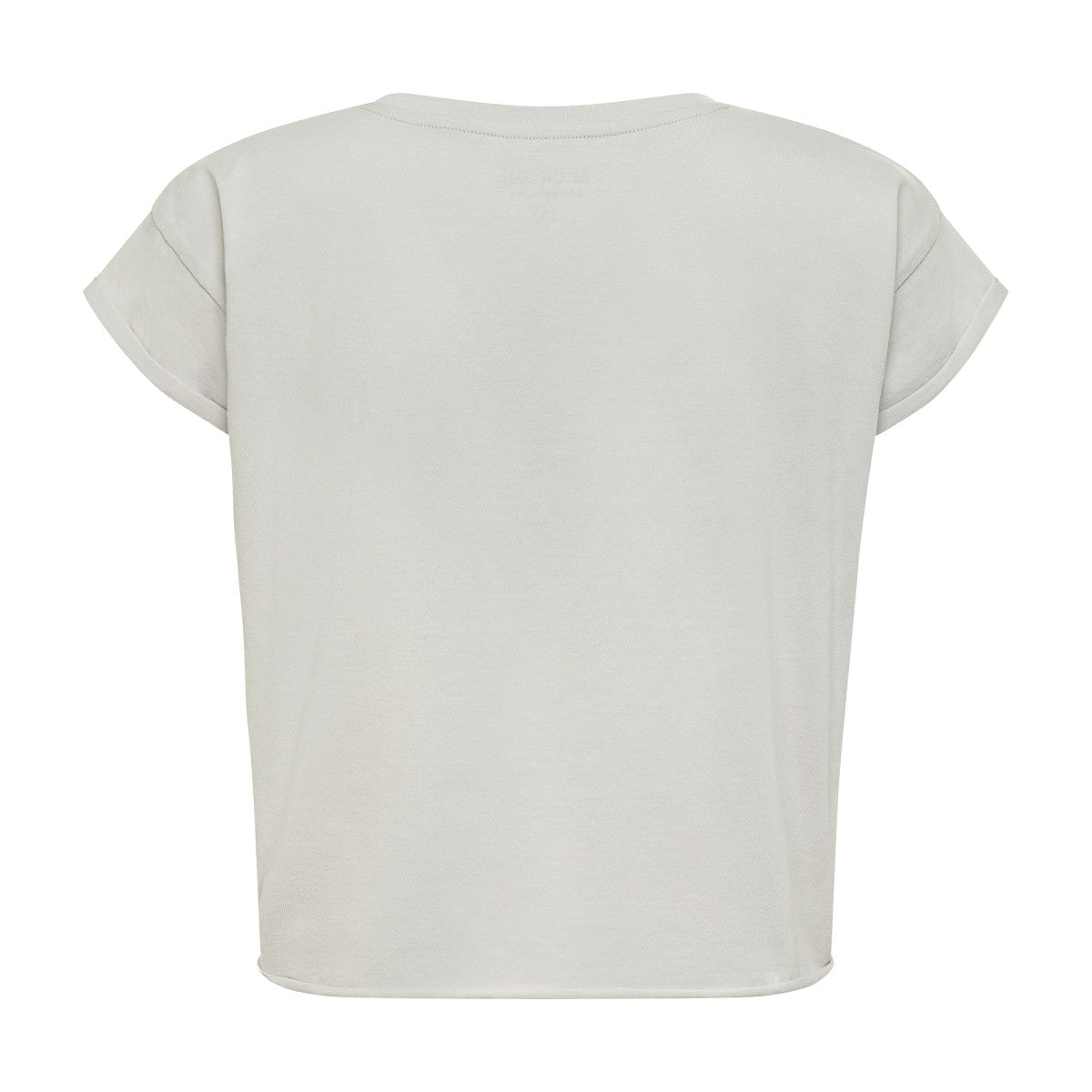 Los Angeles Lakers Sportiqe Women's Cropped Genuine Issue Collection Alana T-Shirt Gray