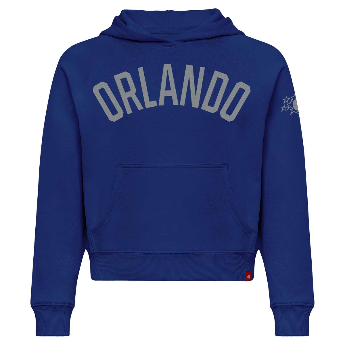 Orlando Magic Sportiqe Women's Genuine Issue Collection Ella Cropped Hoodie Blue