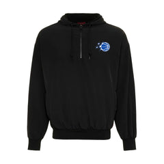 NBA Sportiqe Unisex Winfield Quarter-Zip Fleece Hoodie Black