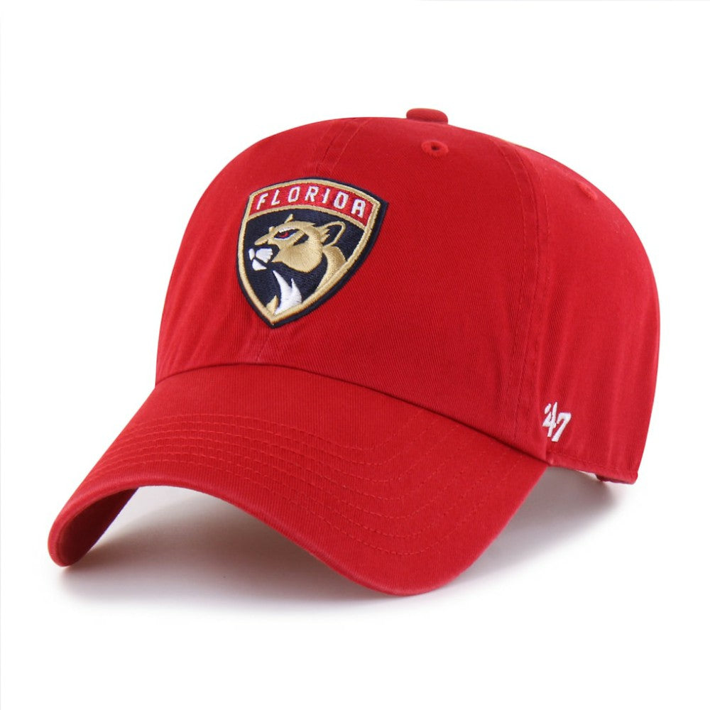 Florida Panthers '47 Logo Clean Up Adjustable Hat - Red | 47 brand sale