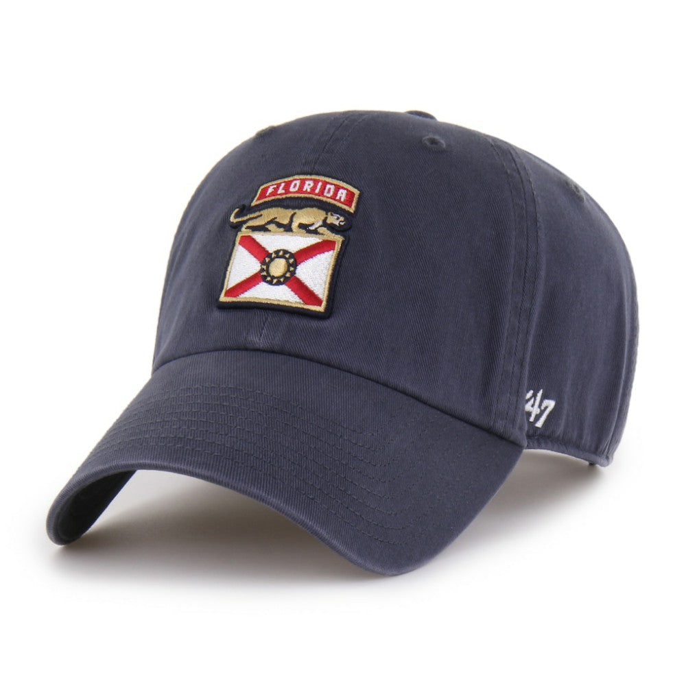 Florida Panthers '47 Alternate Logo Clean Up Adjustable Hat - Navy | 47 brand near me