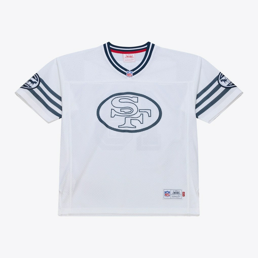 Joe Montana San Francisco 49ers x Levi's Unisex Legacy Jersey - White - Mitchell & Ness