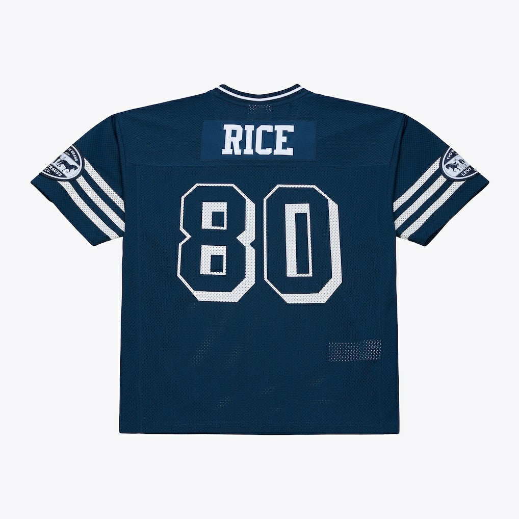 Jerry Rice San Francisco 49ers x Levi's Unisex Legacy Jersey - Navy - Mitchell & Ness