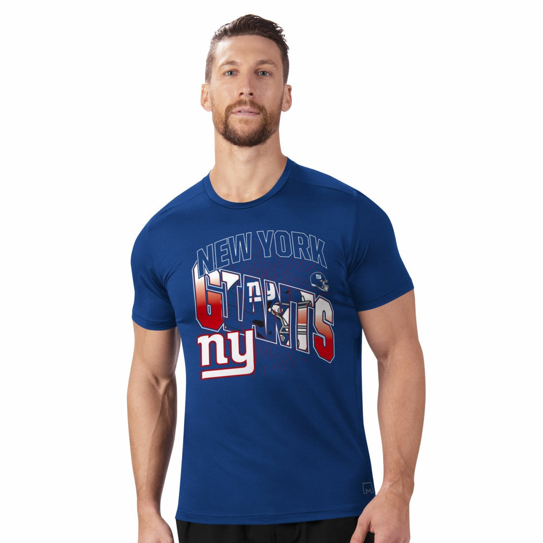 New York Giants MSX by Michael Strahan Performance T-Shirt - Royal - NFL