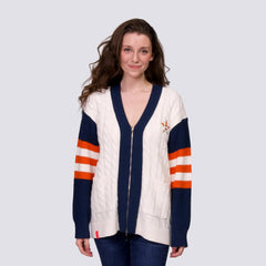 Houston Astros Lusso Women's Shyla Knit V-Neck Full-Zip Sweater Near Me