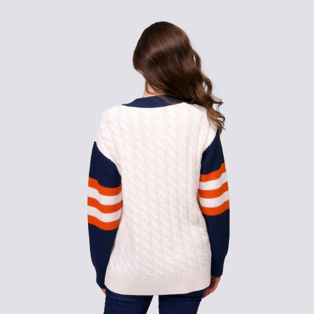 Houston Astros Lusso Women's Shyla Knit V-Neck Full-Zip Sweater Near Me