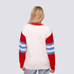 St. Louis Cardinals Lusso Women's Shyla Knit V-Neck Full-Zip Sweater Near Me