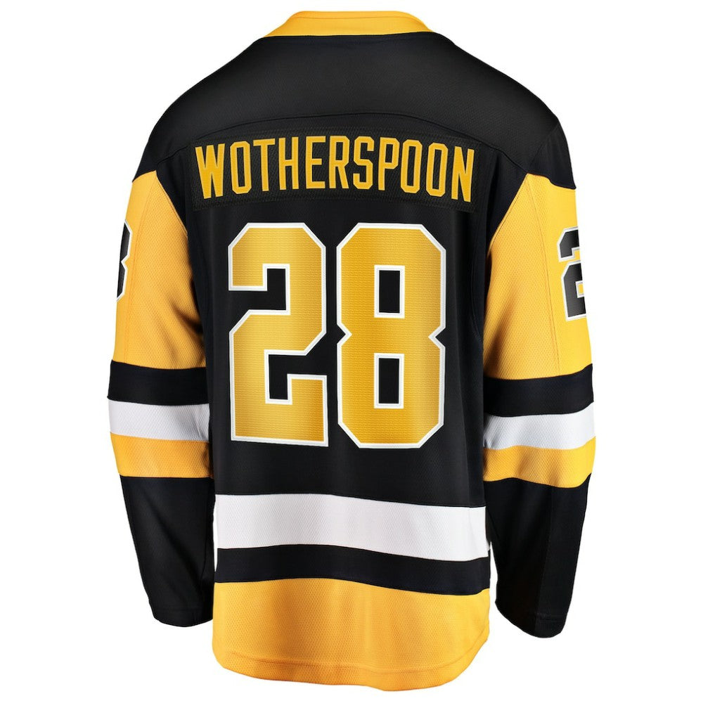 Parker Wotherspoon Pittsburgh Penguins Fanatics Home Breakaway Jersey - Black | Fanatics Lifestyle